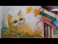 Масляна пастель  MUNGYO 🎨 Малюю котика
