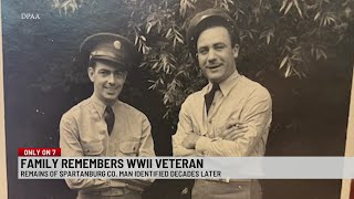 Family members react to Spartanburg Co. WWII veteran's remains coming home