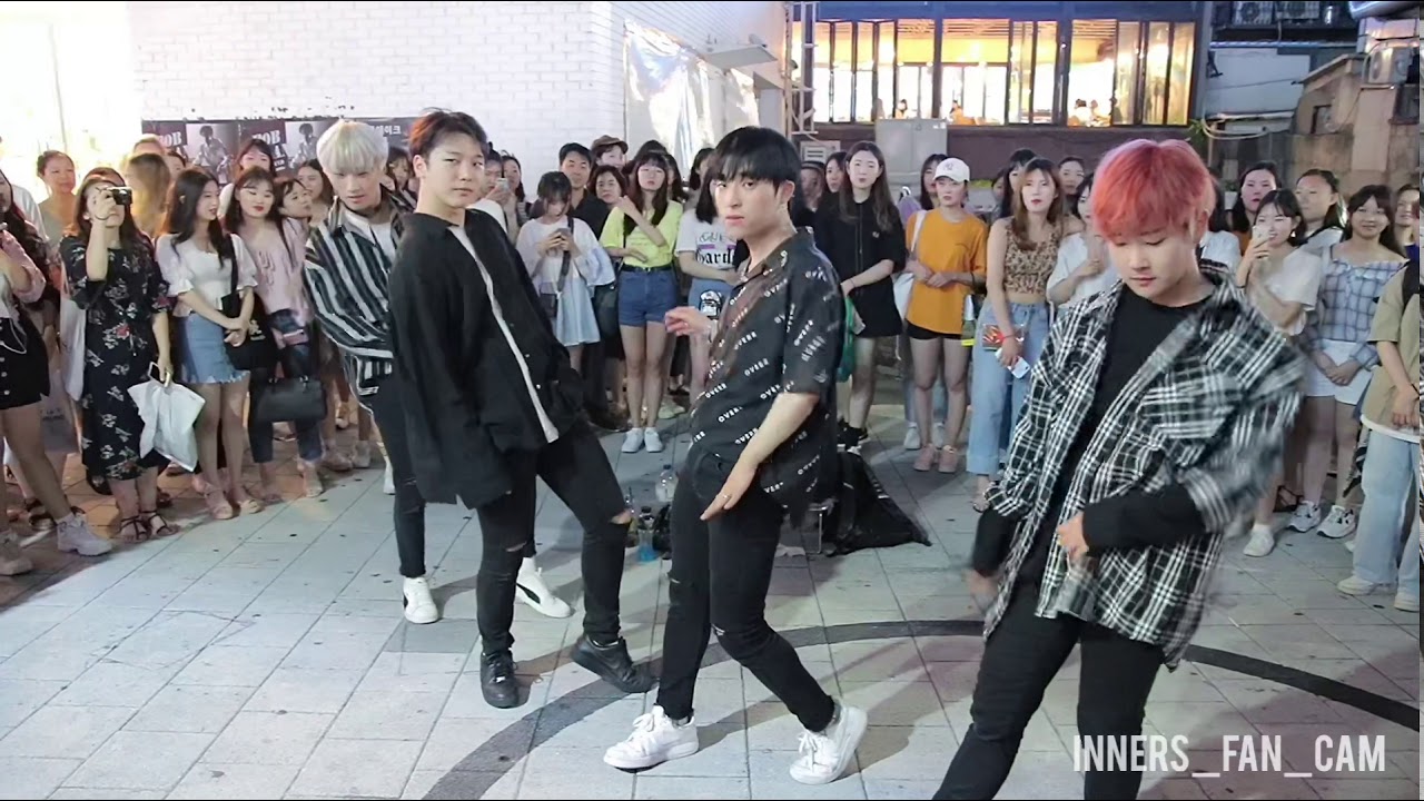 [innerS _ 이너스] 180706 효진, 유성, 태영, 태유 홍대공연 2차 / BLACK PINK (블랙핑크) - 뚜두뚜두 ddu du ddu du