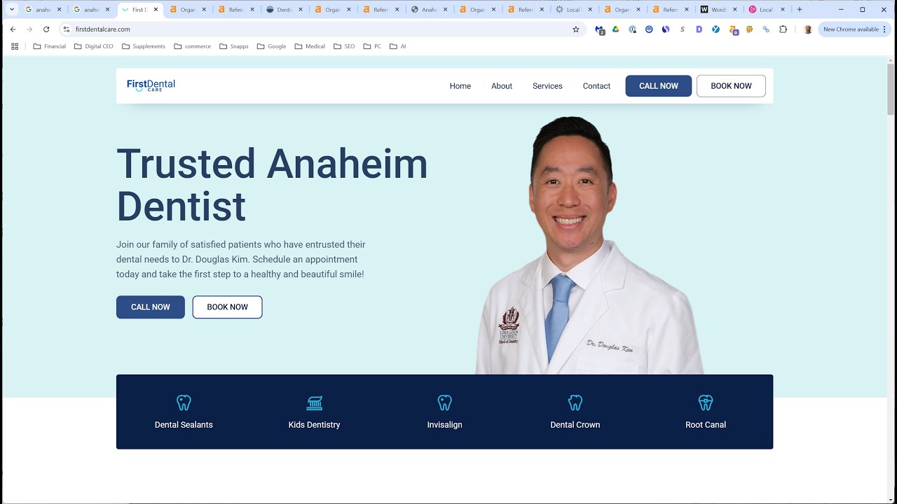 Dr  Douglas Kim DDS Free Website Market Audit