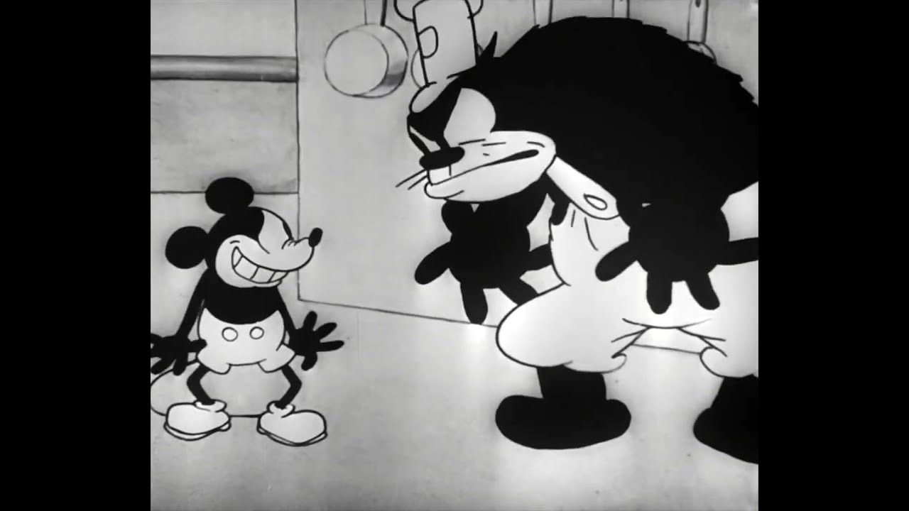 激レア！動く絵！ムービー&ミュージックアート　スチームボートウィリー Steamboat Willie (4k Remastered) - YouTube
