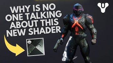 YOU NEED TO RUN TO THE EVERVERSE STORE AND GET THIS NEW SHADER IN DESTINY 2 WITCH QUEEN (tidesmoke)
