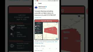 Leesville, Louisiana Tornado 4-19-20
