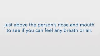How To Check for Breathing - SMART Certification Video 2 screenshot 5