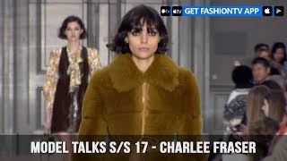 Celebrity Model Talks Fall/Winter 2017-18 Charlee Fraser | FashionTV Net Worth