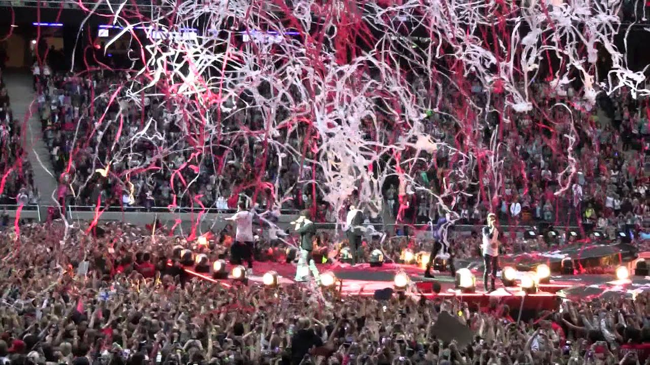 One direction! Friends Arena Stockholm fredag 13 juni 2014.