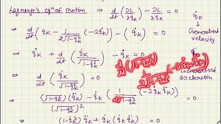 Mechanics - PYQ - UPSC CSE 1992 - Lagrangian Function - UPSC Mathematics Optional #upscmathsoptional