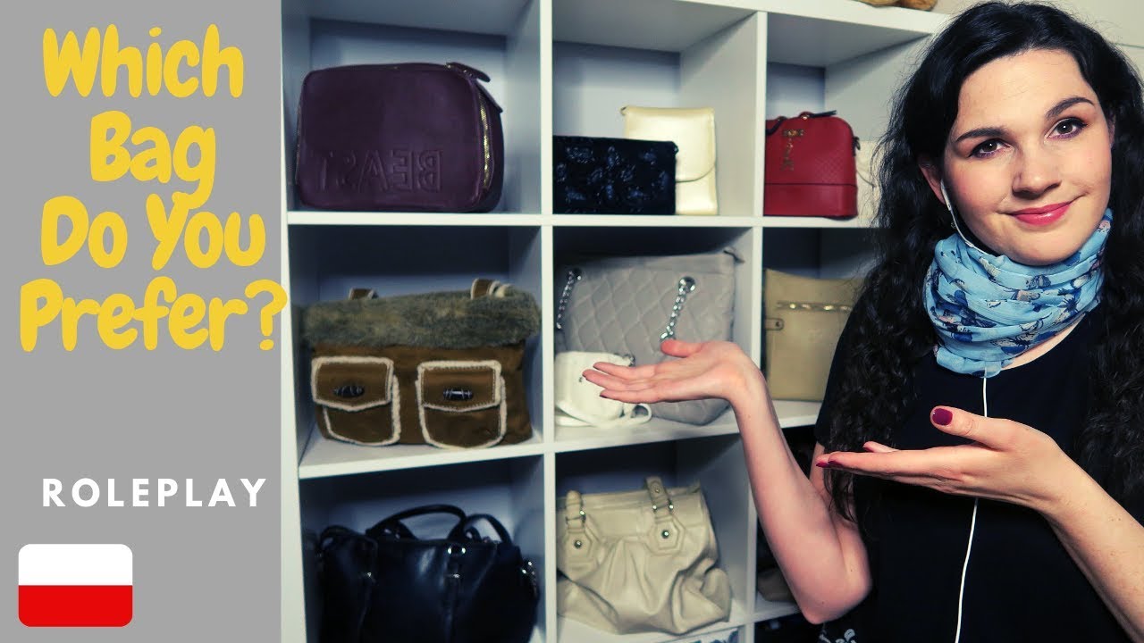 ASMR po polsku Butik z Torebkami |  Purse Shop #Roleplay
