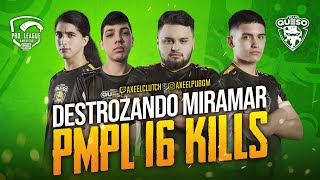 WIN EN PMPL - 16 KILLS  | TEAM QUESO [PUBG MOBILE] AXEEL