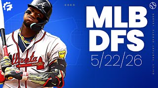 MLB DFS Picks & Strategy for DraftKings & FanDuel (5/22/26)