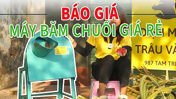 BÁO GIÁ máy băm chuối giá rẻ, hiệu quả bất ngờ, hàng bảo hành CHÍNH HÃNG 12 tháng