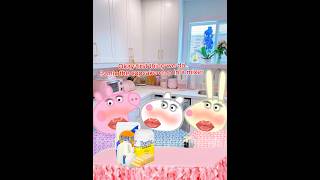 Peppa,Suzy,and Rebecca have a sleepover!🎀😍 #shorts #fyp #funny #meme #preppy