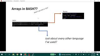 What 352 Didn't Tell You: BASH Arrays