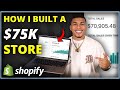 How I Designed A $75K Shopify Dropshipping Store (Step-By-Step)