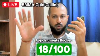 SMMA cold calling LIVE | 18th Meeting Booked with a Low Energy Prospect |  Showed Up & Is Interested