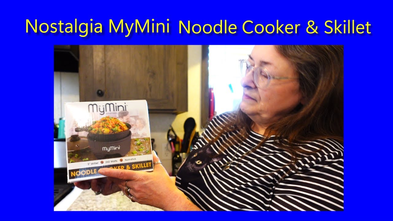 My mini noodle cooker and skillet sold at walmart it is awesome
