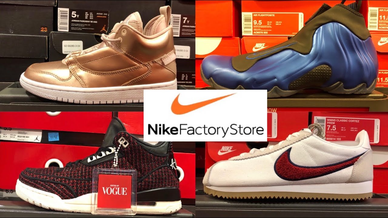 Nike Factory Store SHOP WITH ME Women Men Youth - YouTube