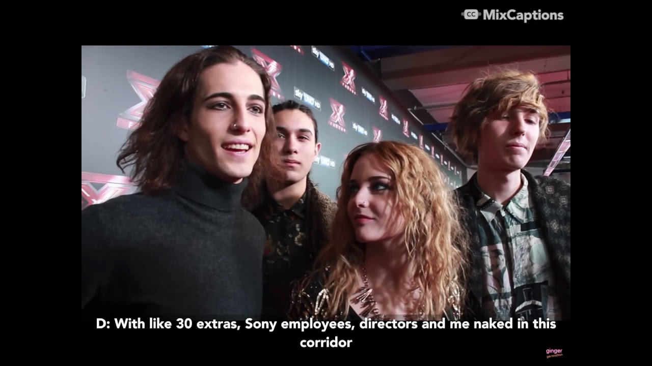 Måneskin FIRST interview ever [English Sub] XFactor 2017 *they were babies lmao*