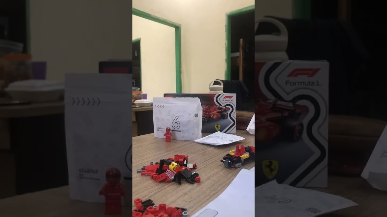 ASMR Lego Speed Champions F1 Ferrari