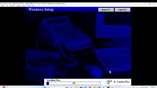 Installing Windows 95 Build 73g