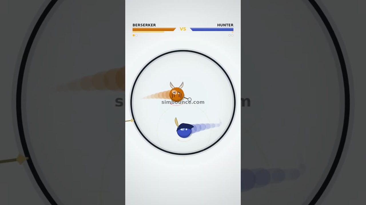 Thumbnail of the video Berserker vs Hunter — Best of 3 Simbounce Duel
