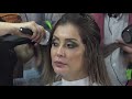 En vivo #Giovanni_Sepede realiza corte de cabello a #Karla_Tarazona / #Kléral_Perú