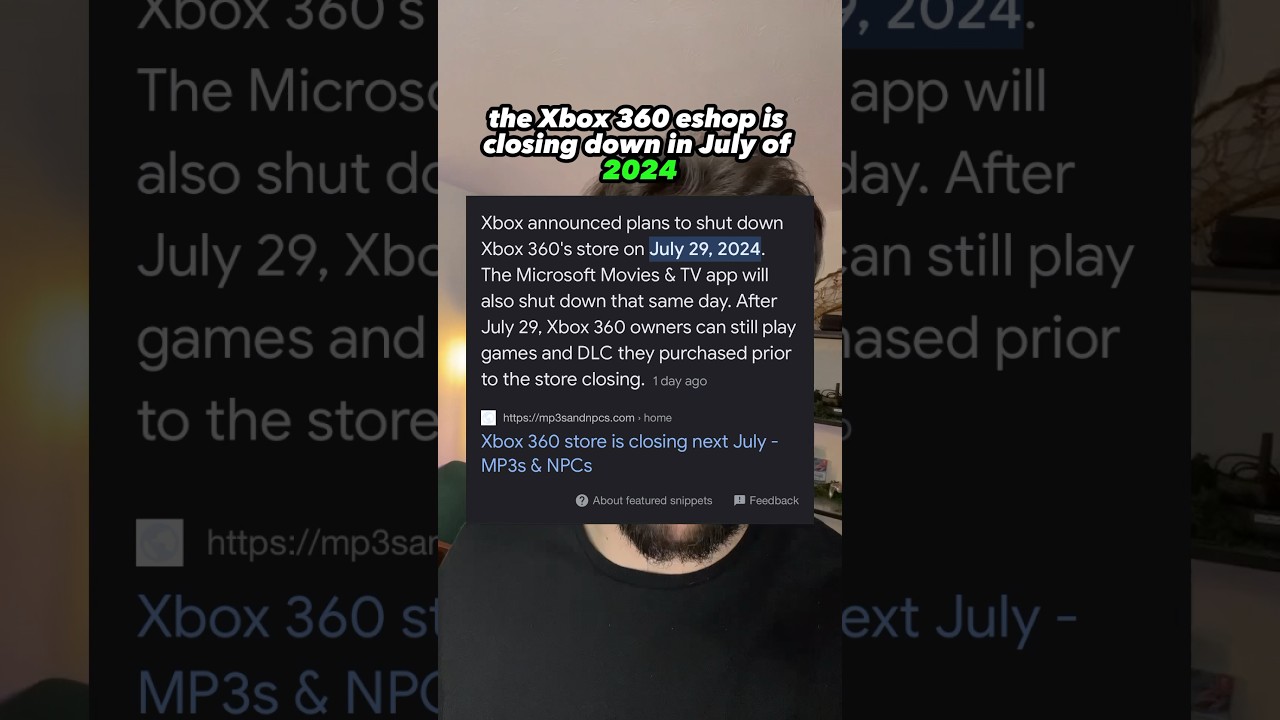 Xbox 360 Store Shutting Down For Good In 2024