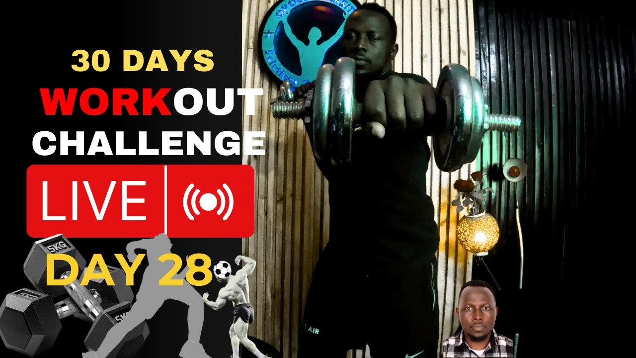 Day 28 of 30 Days 1000 Reps Workout Challenge | Let's do it - YouTube