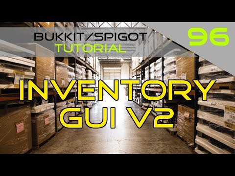 Minecraft Bukkit/Spigot Plugin Tutorial #96: Inventory GUI V2