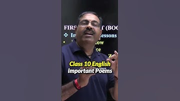 Class 10 English First Flight Important Poems 🔥 #class10 #boardexams #ncert #esaral