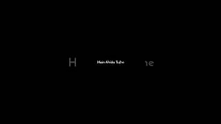 Bhula Dena Mujhe Ye Alvida Tujhe 🥺 Hindi Lyrics Status Song #blackscreenstatus #status #lyrics