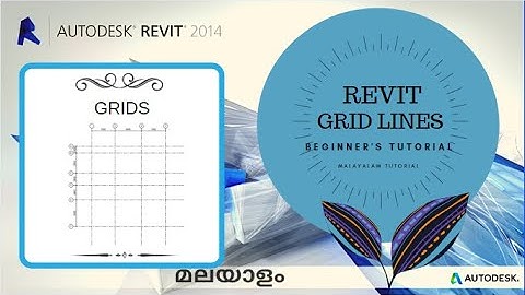 00 HOW TO DRAW GRIDS IN REVIT?   || Revit Architecture MALAYALAM Beginners Tutorials