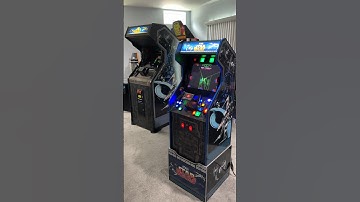 My #Arcade1Up #StarWars cab meets the real deal #Atari #Arcade
