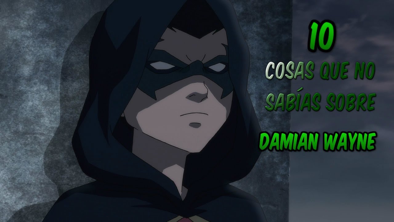 10 COSAS que no sabías sobre DAMIAN WAYNE