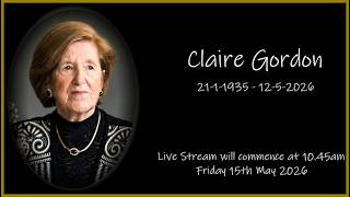 Claire Gordon Church Service