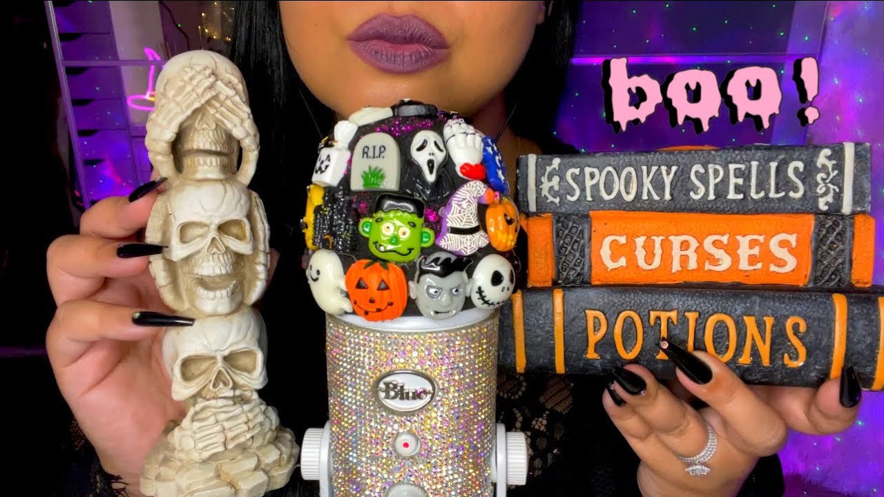 ASMR Halloween Trigger Assortment for Spooky Tingles 💀🕷️🎃 YouTube