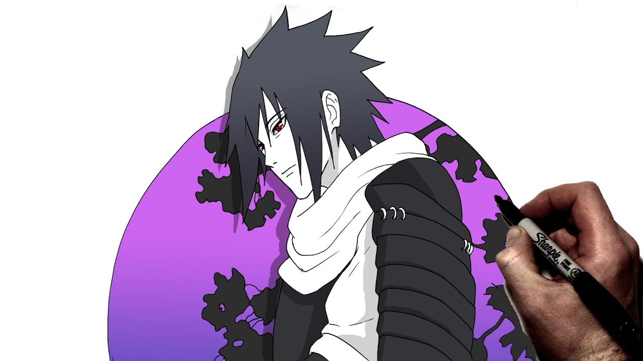 how-to-draw-sasuke-samurai-step-by-step-naruto-youtube
