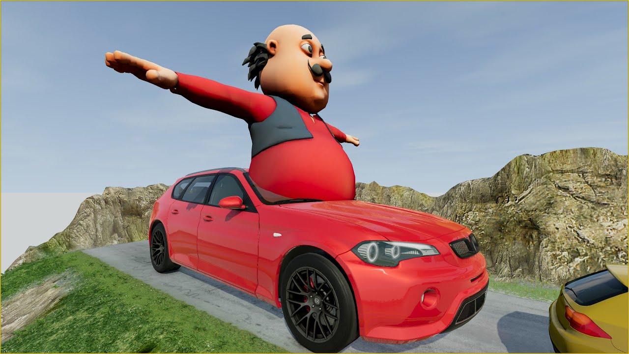 Small & Big Cars V/S Motu Patlu Cartoon Cartoons V/S Cars 