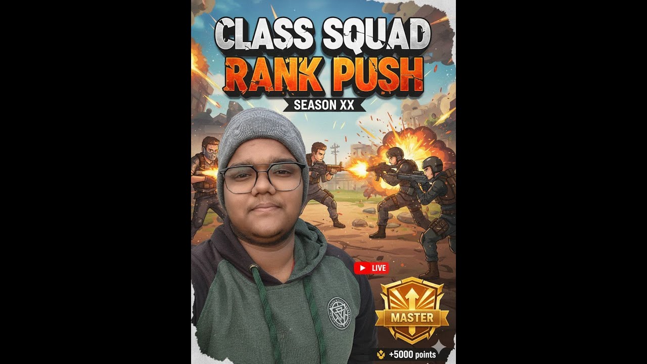 free fire max class squad rank push