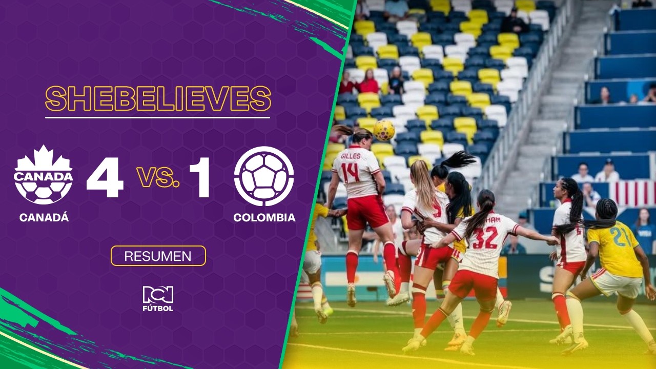 Resumen: Canadá (4) vs. Colombia (1) - SheBelieves Cup 2026