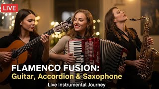 Download Lagu LIVE The Most Beautiful Flamenco Fusion | Accordion \u0026 Saxophone Serenity MP3