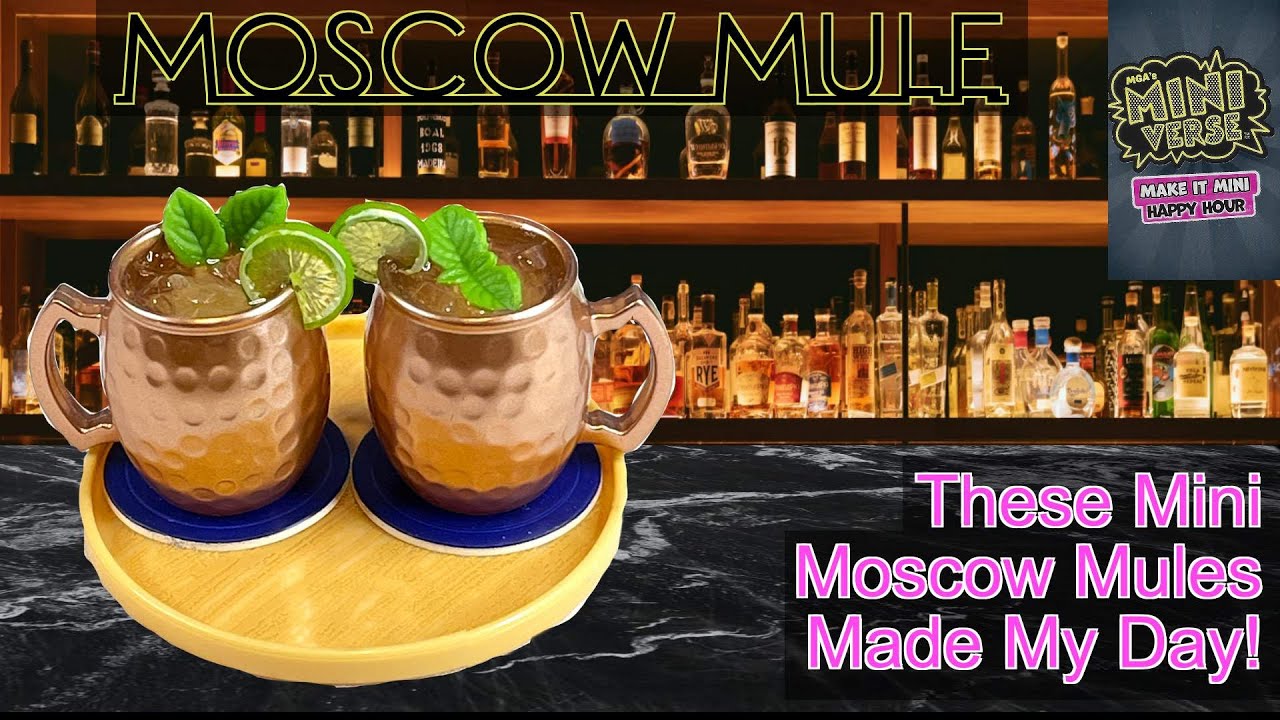 The Shelves Have Eyes!  MGA Miniverse Happy Hour: Moscow Mule