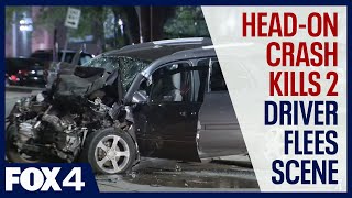Driver fled head-on crash in Dallas that killed 2 teens, injured 3 others
