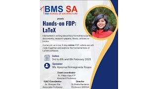 Hands-on FDP: LaTex, Session : Day 2
