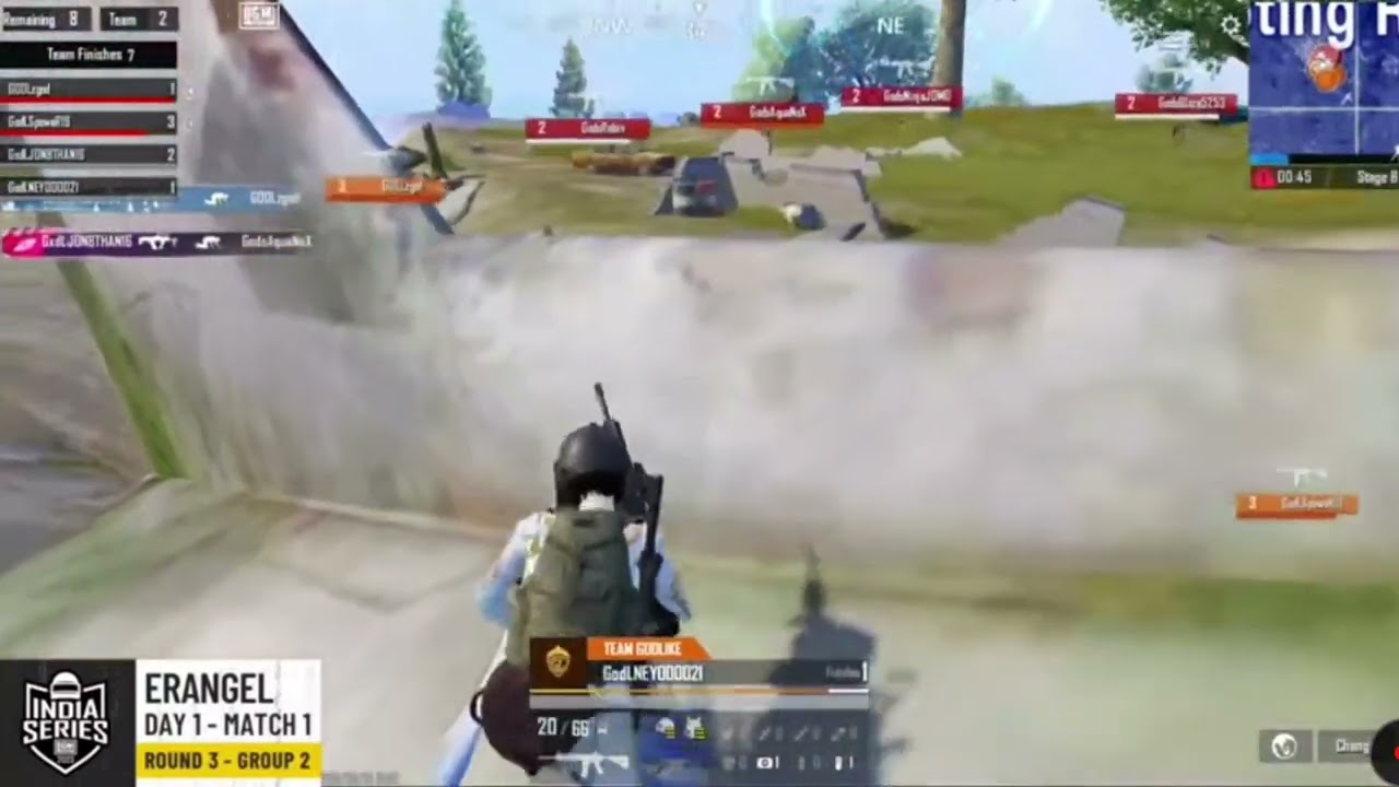 Legendary fight between Godllike and Godsrains 😱❤️ Jonathan 1v3 godsrain