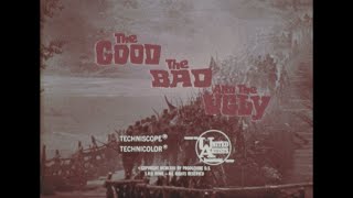 The Good The Bad The Ugly 1966 2 HD TV Spots Trailer 16mm Clint Eastwood, Eli Wallach, Lee Van Cleef