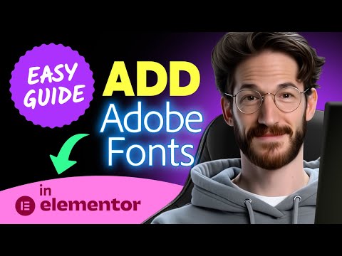 How to ADD ADOBE FONTS to Elementor (Step by Step)