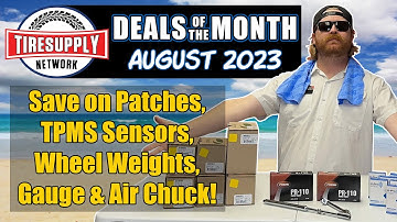 Deals for August 2023: Radial Patches, TPMS Sensors, Wheel Weights, Pressure Gauge & Air Chuck Set!