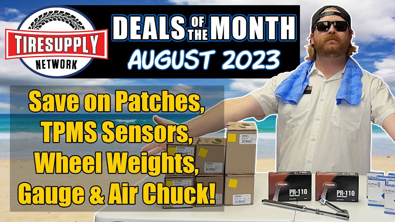 Deals for August 2023: Radial Patches, TPMS Sensors, Wheel Weights, Pressure Gauge & Air Chuck Set!