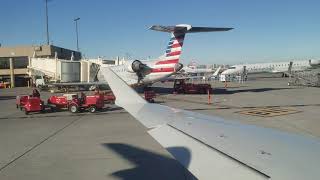 American Eagle CRJ 900 Engine Start Up Gate B1 Phoenix Sky Harbor Airport Phoenix, AZ
